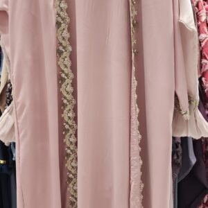 pink abaya